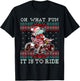 Christmas All-Terrain Vehicles Santa Claus Four-Wheeler ATV T-Shirt - T-Shirt | Black