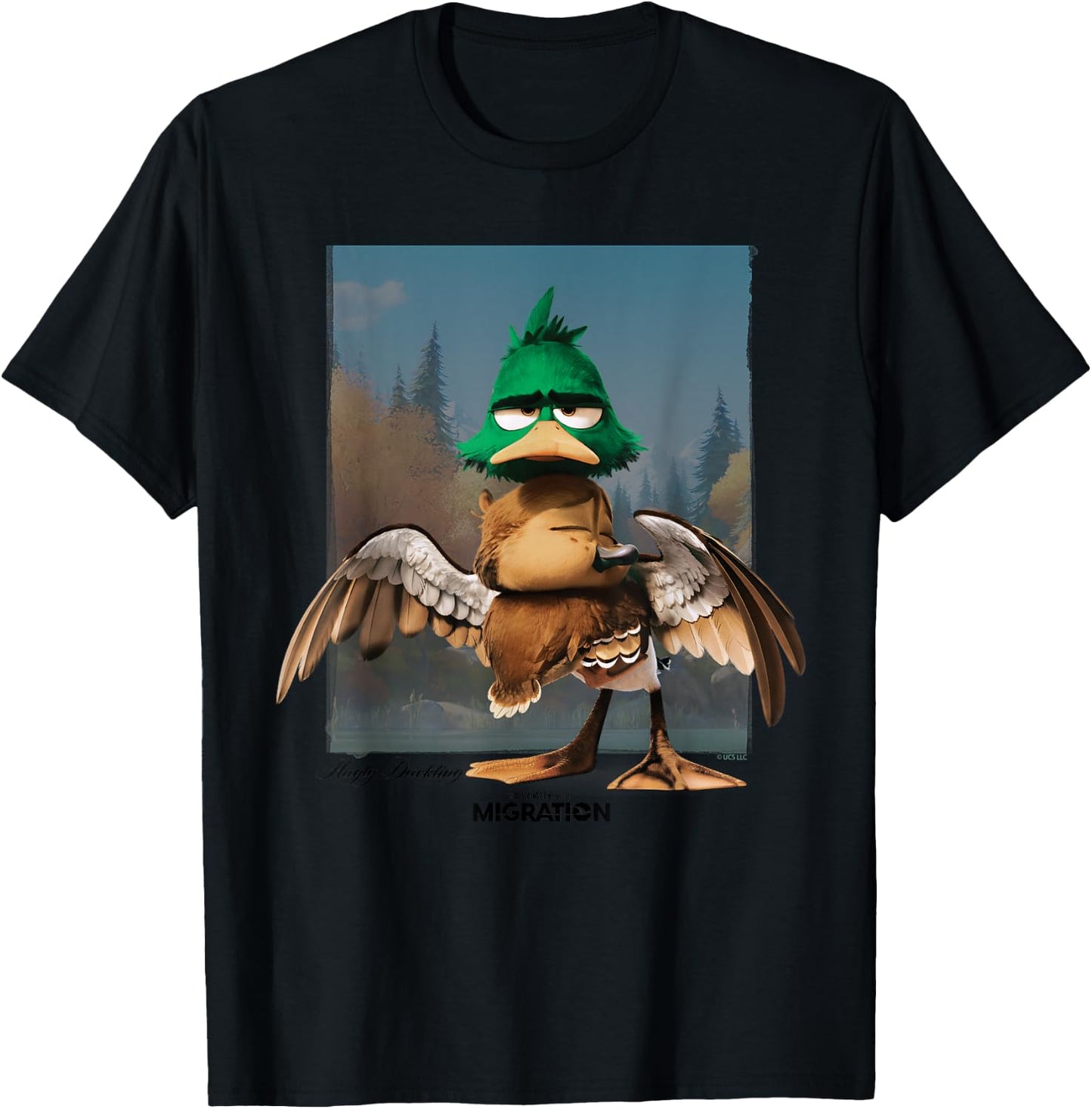 Migration Hug T-Shirt - T-Shirt | Black