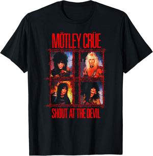 Mötley Crüe - Shout at The Devil - Wire T-Shirt - T-Shirt | Black
