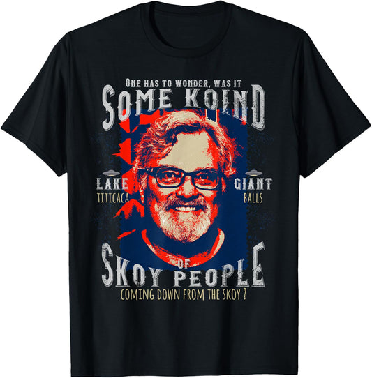 Alien Pop Art David Childress Funny Meme T-Shirt - T-Shirt | Black