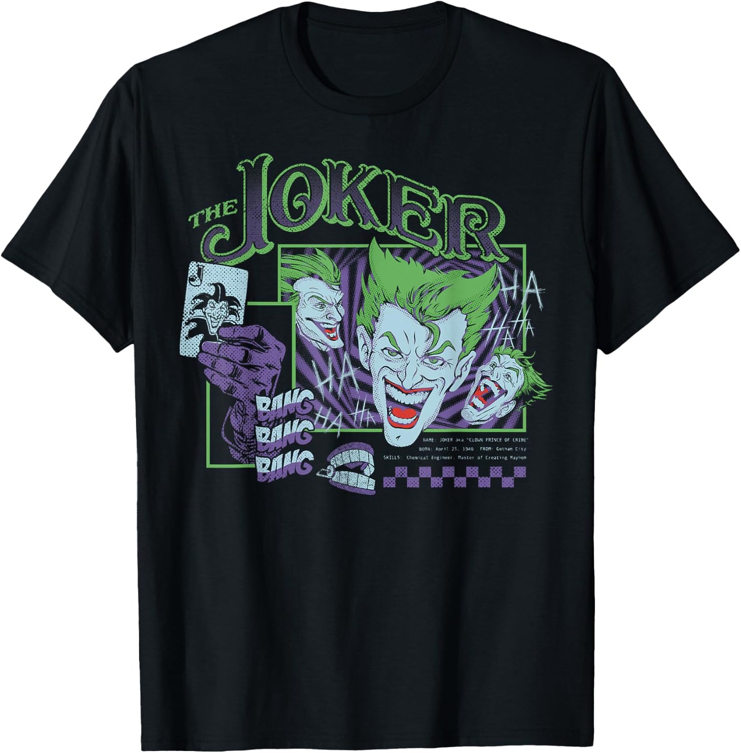 DC Comics Batman Joker Trip T-Shirt - T-Shirt | Black