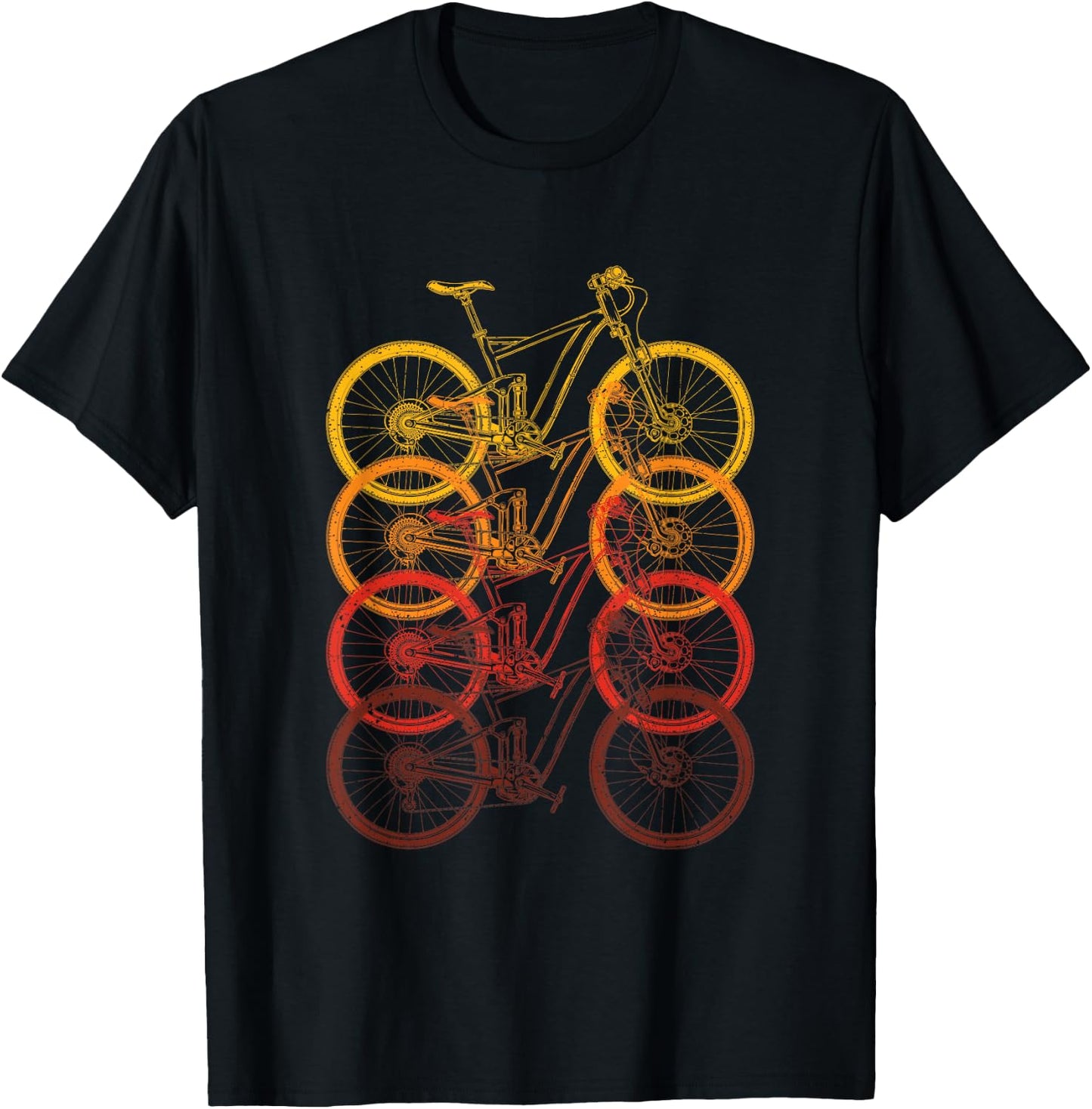Bicycling Biker Cyclist Athlete Gift Bicycle T-Shirt - T-Shirt | Black
