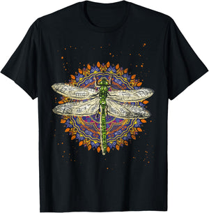Retro Dragonfly T-Shirt - T-Shirt | Black