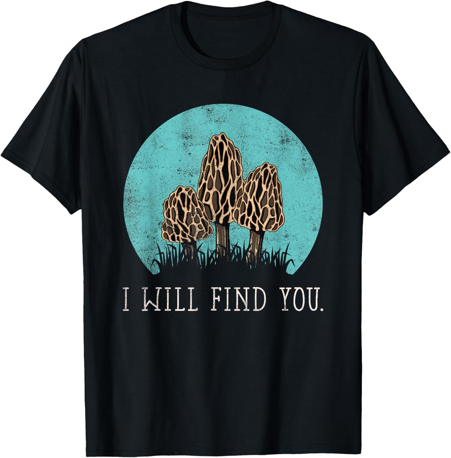 Morel Mushroom Collector Graphic T-Shirt - T-Shirt | Black