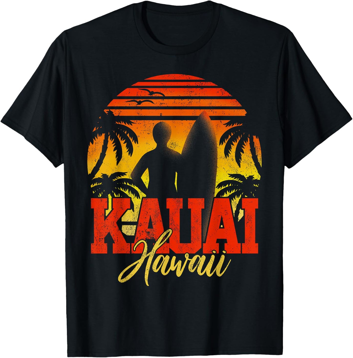 Kauai Hawaii T-Shirt - T-Shirt | Black