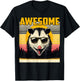 Men Possum Opossum Funny Trash Animal Vintage Lover Awesome T-Shirt - T-Shirt | Black
