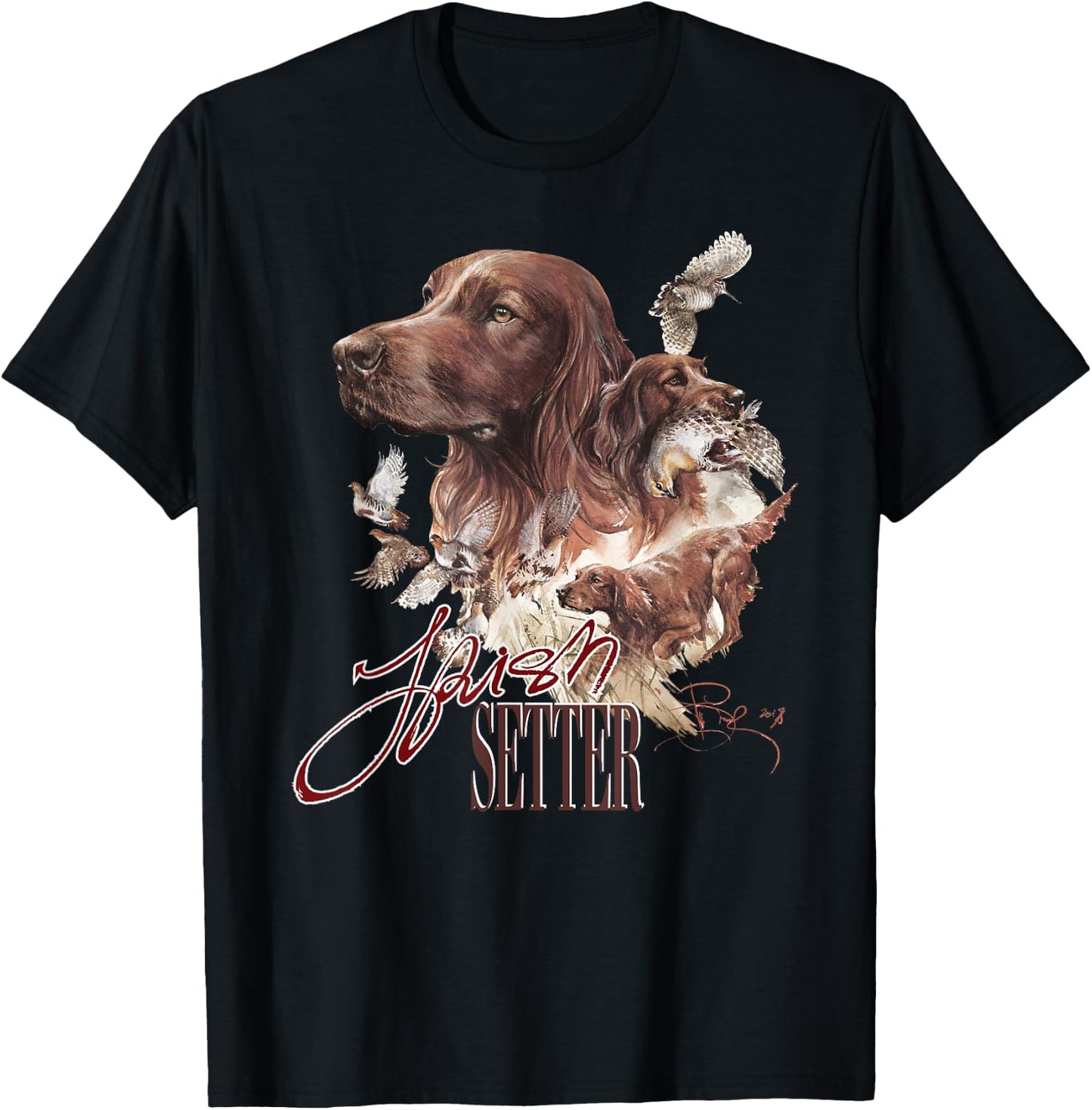 Irish Setter T-Shirt - T-Shirt | Black