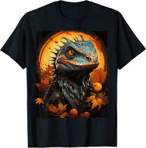 Bearded Dragon Halloween T-Shirt - T-Shirt | Black