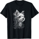 Fun Yorkshire Terrier Dog Lover Simple Sketch Yorkie T-Shirt - T-Shirt | Black