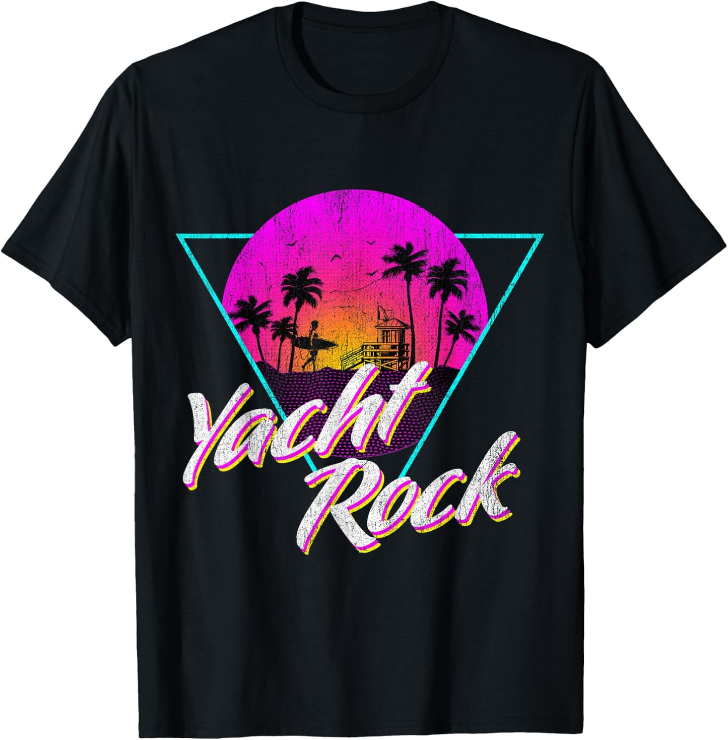 Yacht Rock Party Boat Drinking Beach Women Girls Kids T-Shirt - T-Shirt | Black