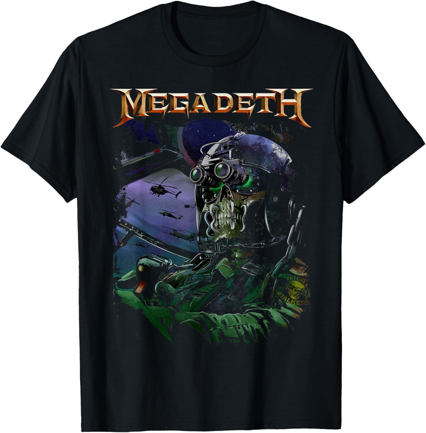 Megadeth - Helicopter Vic T-Shirt - T-Shirt | Black