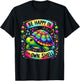 Be Happy In Your Own Shell Autism Awareness funny turtle T-Shirt - T-Shirt | Black