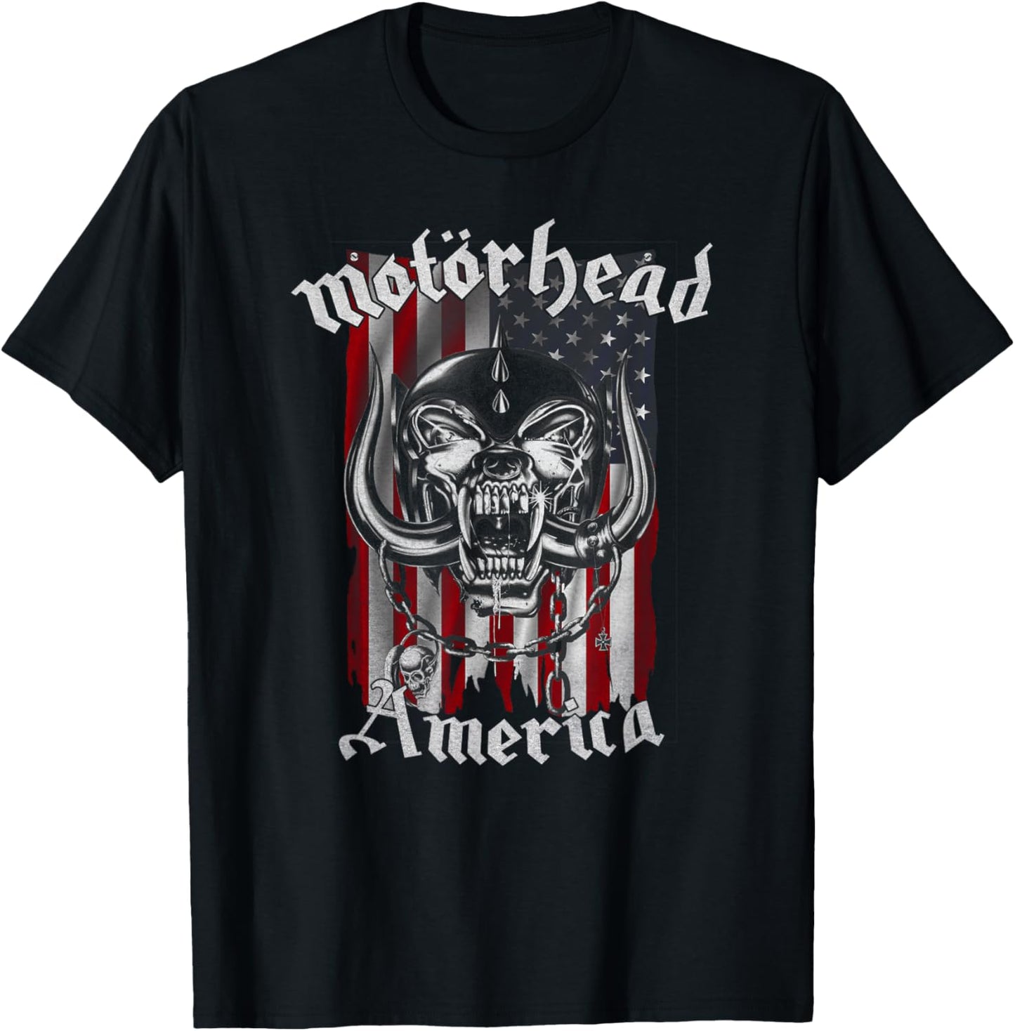 Motörhead – America Warpig T-Shirt - T-Shirt | Black