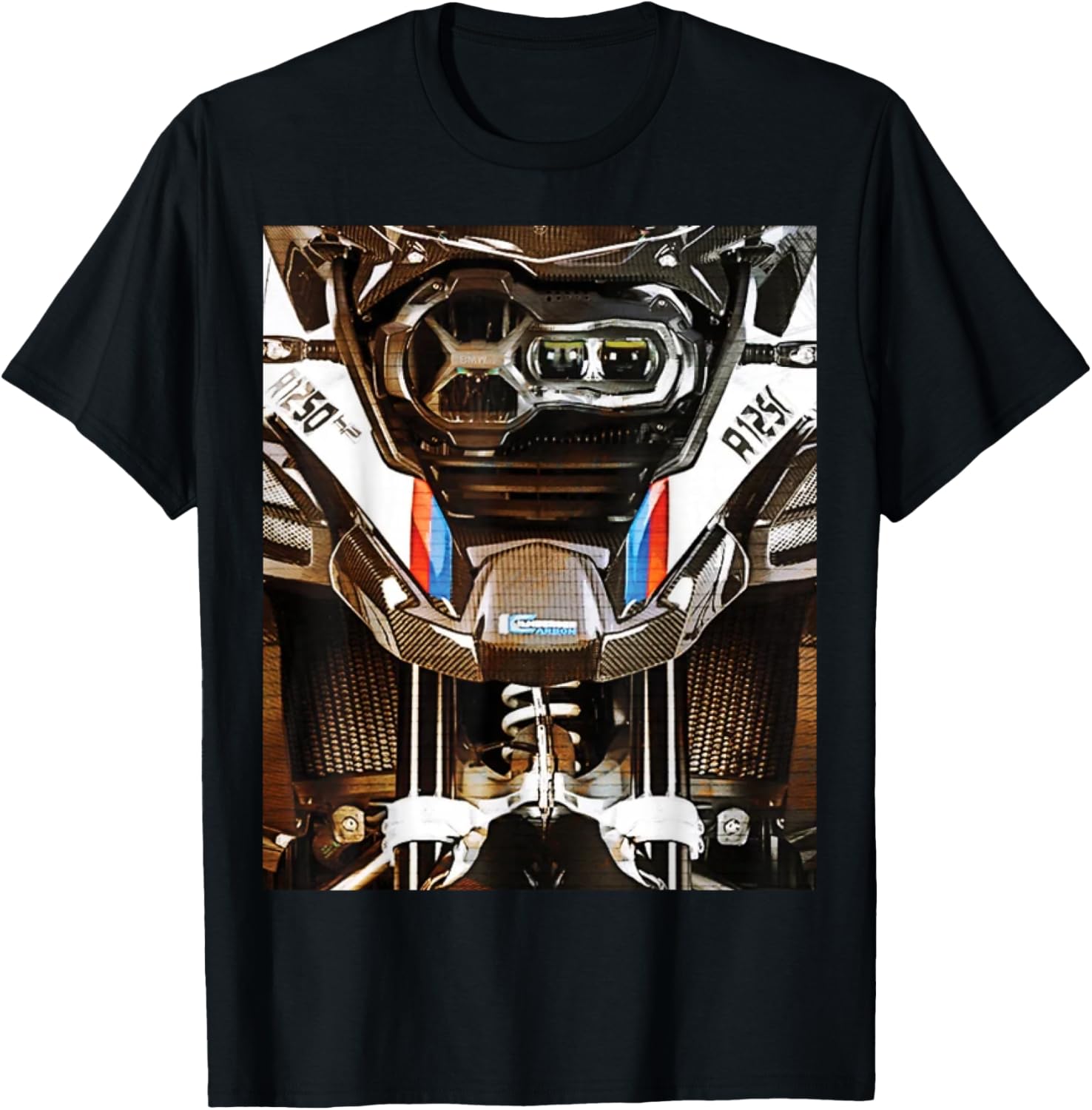 1250 GS Adventure Vintage Bike Enduro Motorcycle T-Shirt - T-Shirt | Black