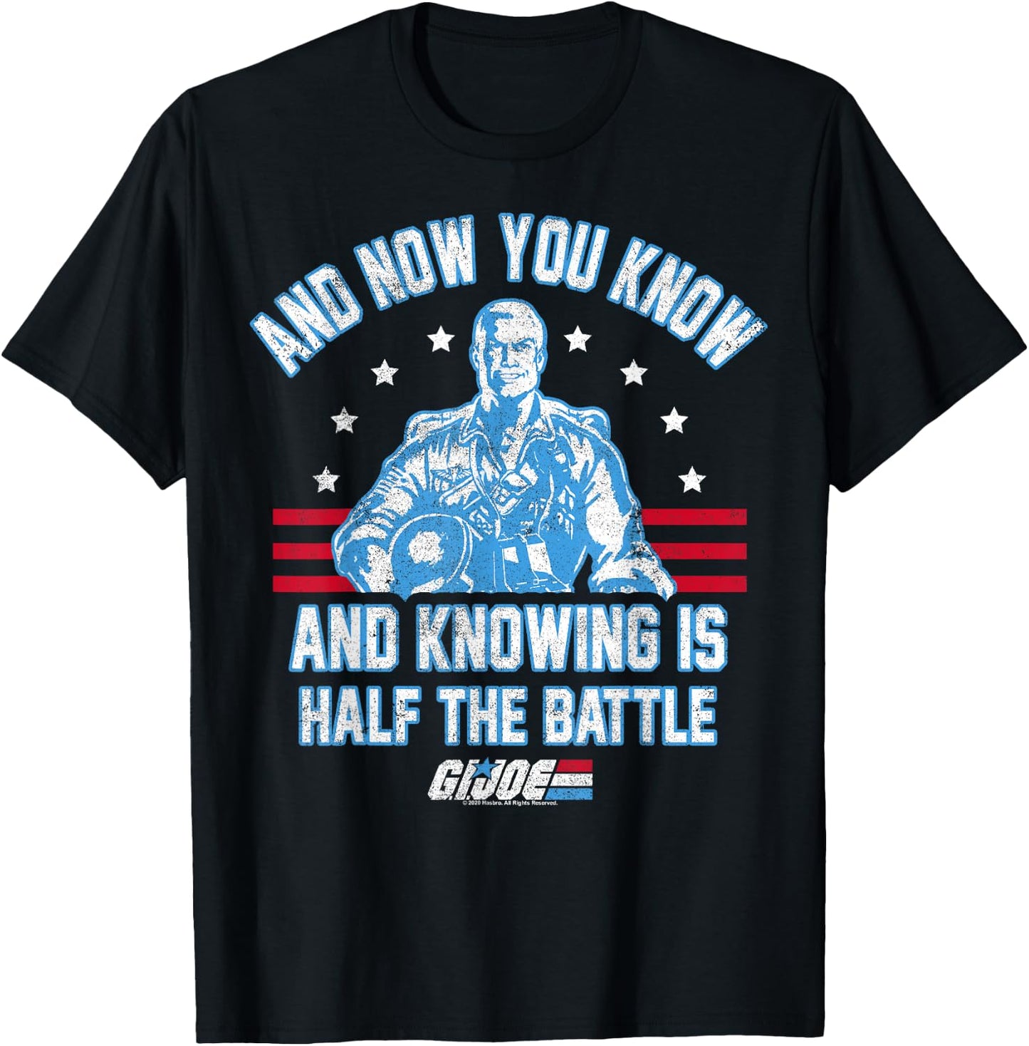 G.I. Joe Knowing Is Half The Battle Team Leader Collegiate T-Shirt - T-Shirt | Black