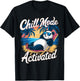 Panda Wearing Sunglass Chill Mode Activated, Summer Women Kids T-Shirt - T-Shirt | Black