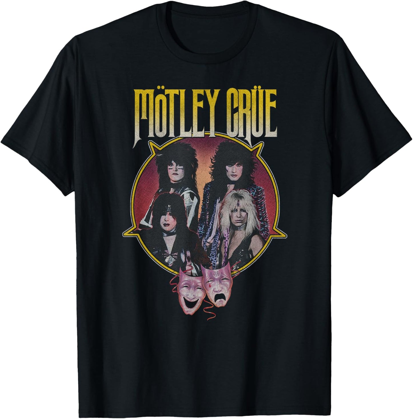 Mötley Crüe - Theatre Of Pain - Pentagram T-Shirt - T-Shirt | Black