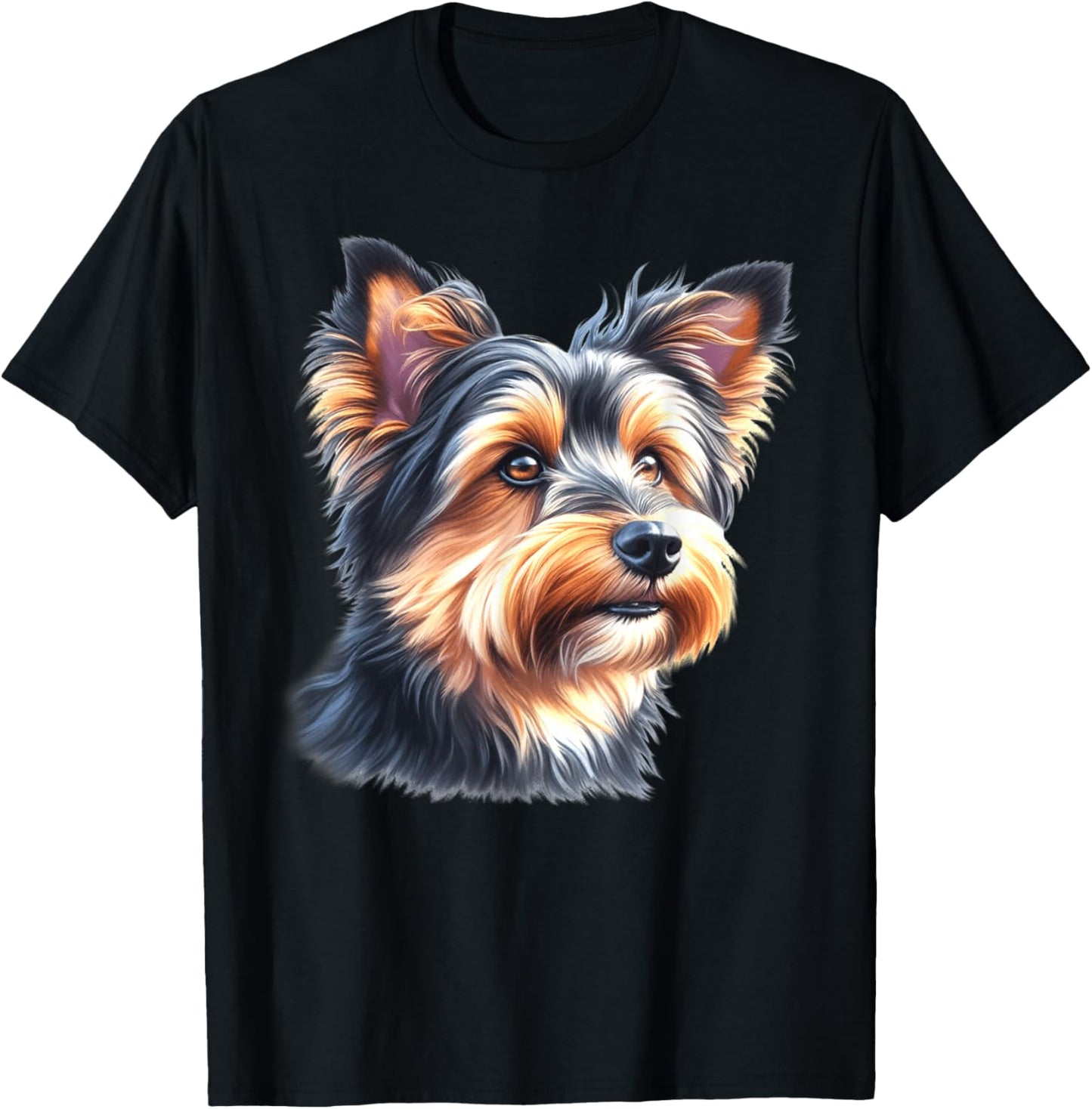 Cairn Terrier Dog Puppy Portrait T-Shirt - T-Shirt | Black