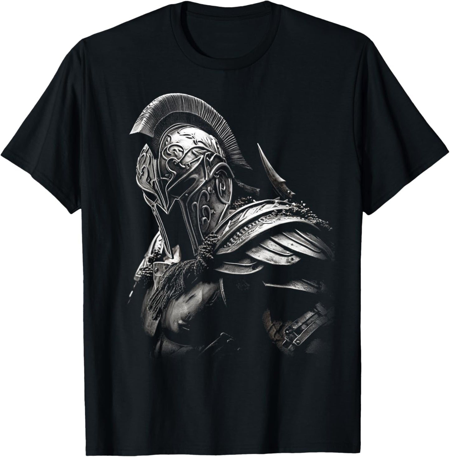 Spartan Patriotic Molon Labe Spartan Greek T-Shirt - T-Shirt | Black