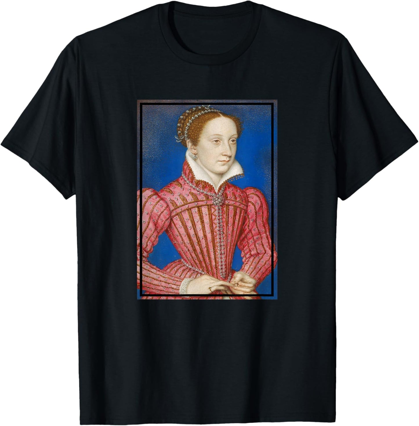 Mary, Queen of Scots Portrait Painting (1560) T-Shirt - T-Shirt | Black