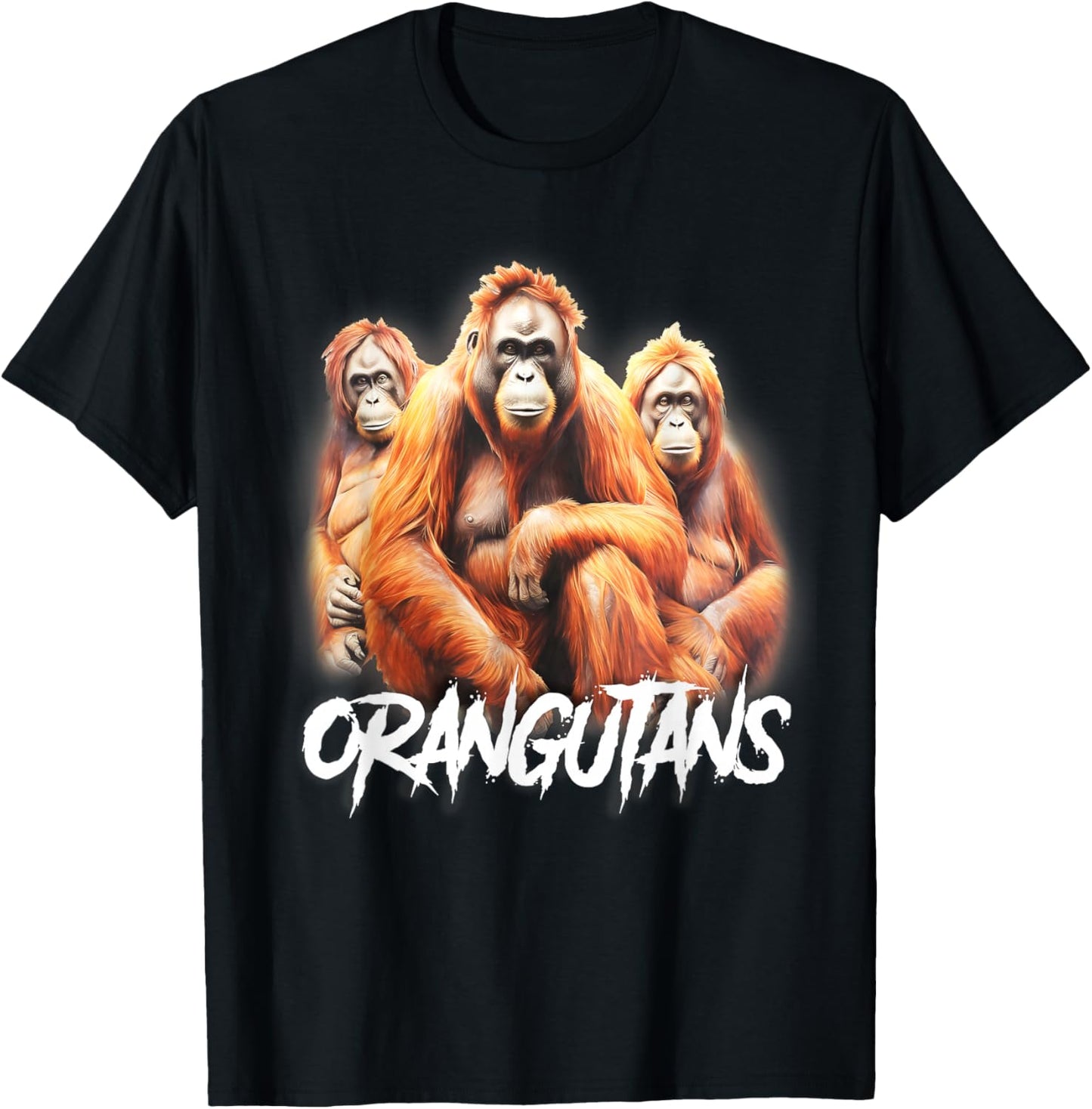 Orangutan Great Apes T-Shirt - T-Shirt | Black