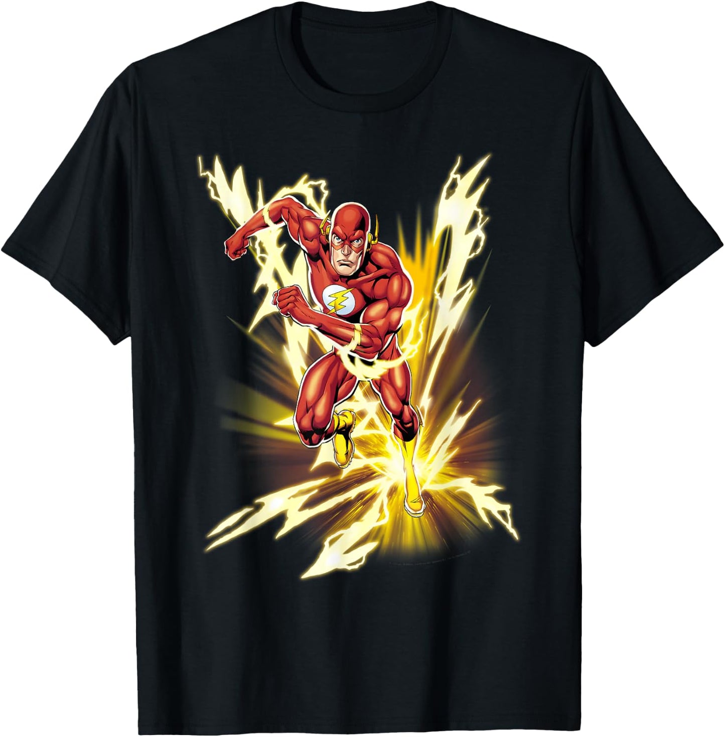 DC Comics The Flash Lightning Speed T-Shirt - T-Shirt | Black