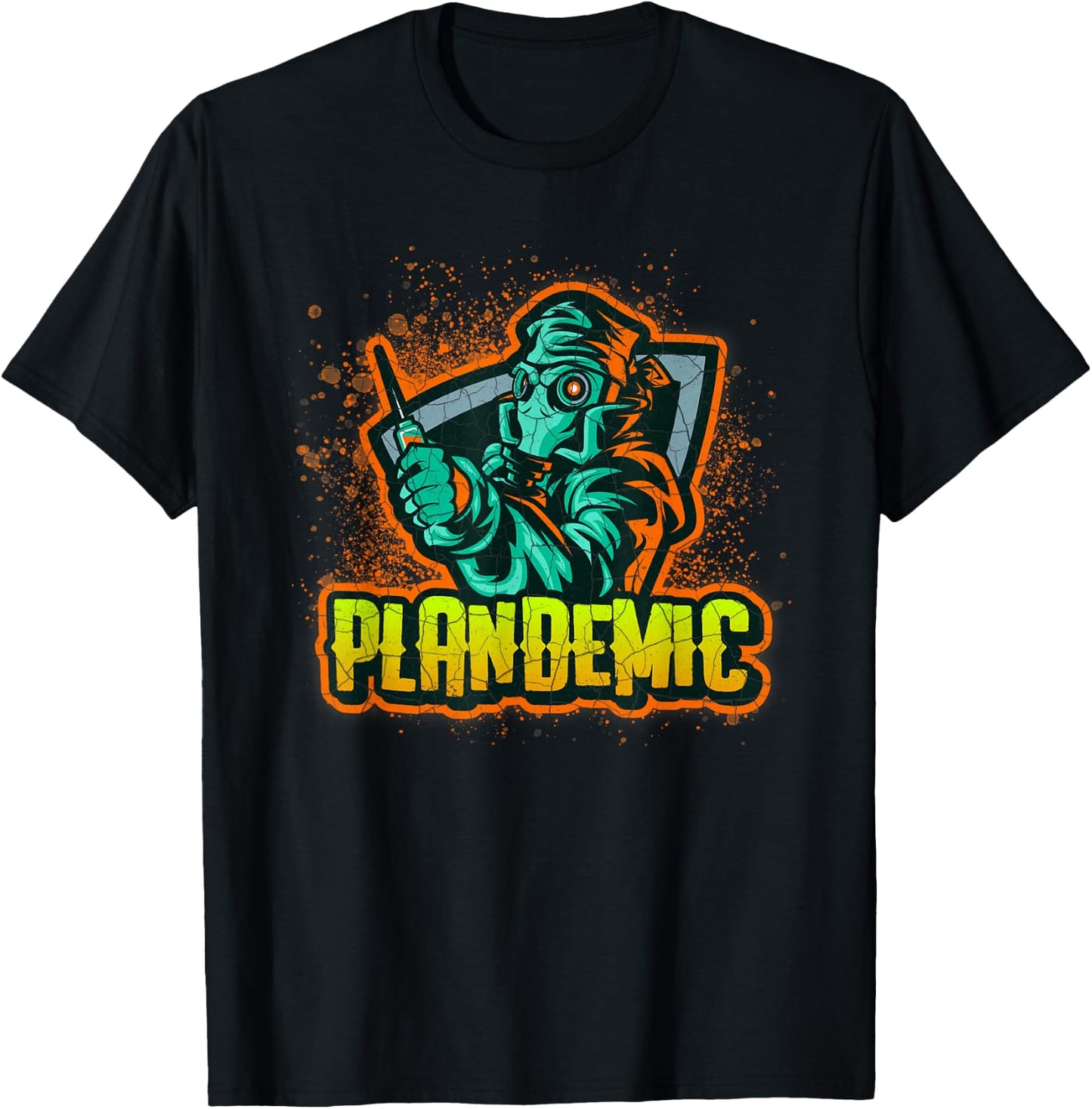 Plandemic Conspiracy Theory Evil Doctor T-Shirt - T-Shirt | Black