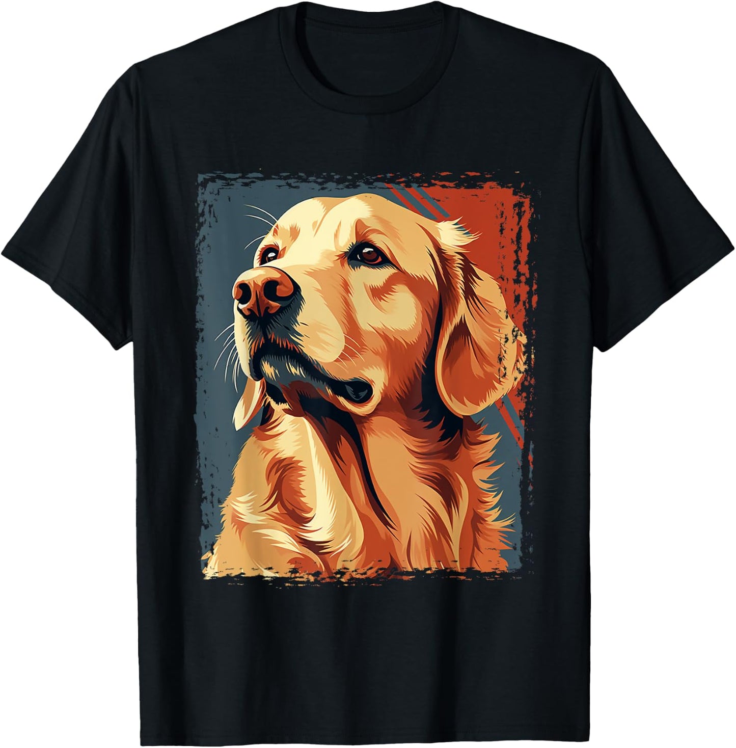 Golden Retriever for Kid Boys Girls Funny Dog Lover T-Shirt - T-Shirt | Black