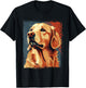 Golden Retriever for Kid Boys Girls Funny Dog Lover T-Shirt - T-Shirt | Black