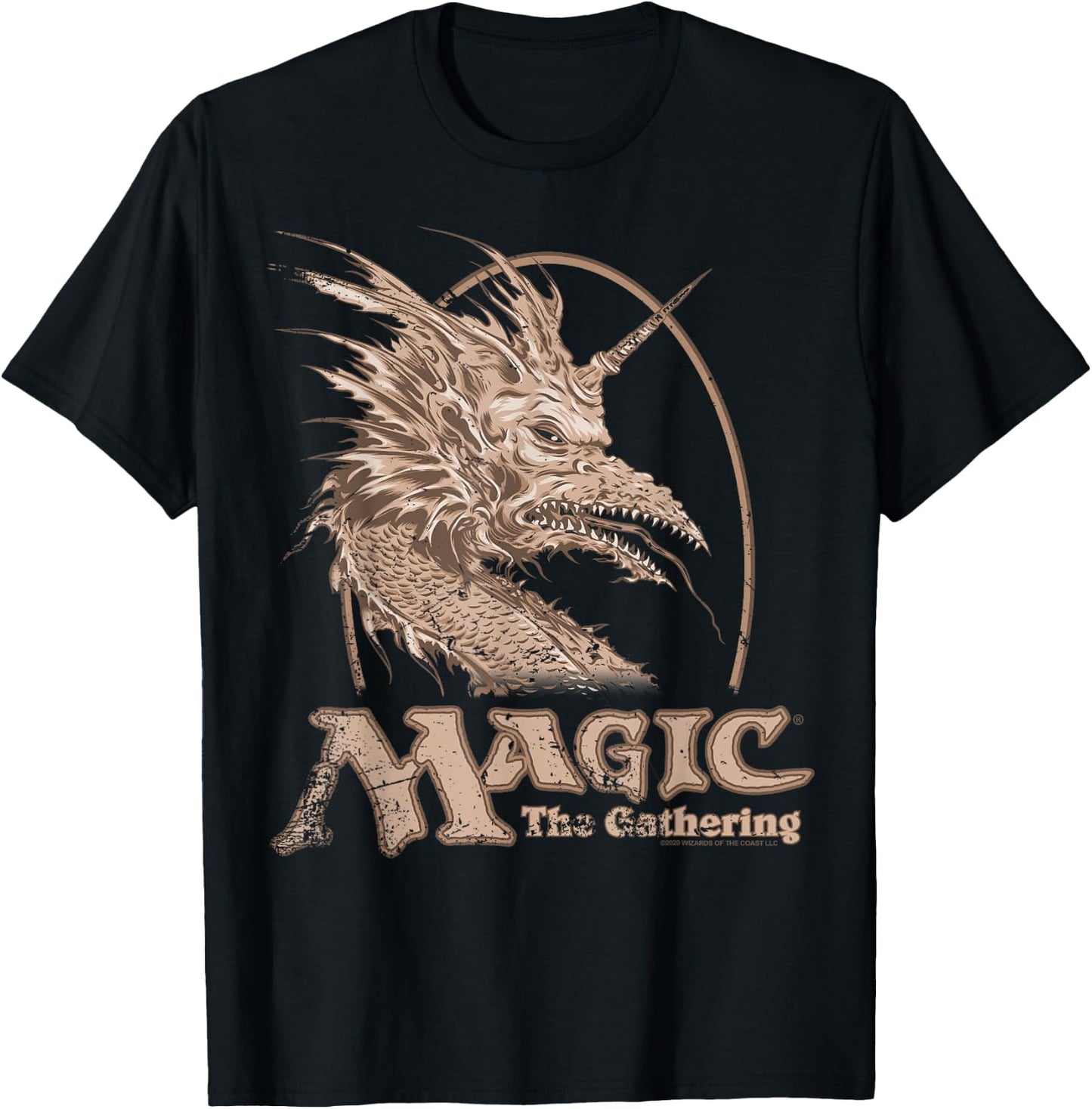 Magic: The Gathering Retro Dragon Logo T-Shirt - T-Shirt | Black