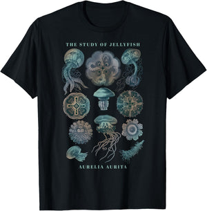 Earth Day The Study of Jellyfish T-Shirt - T-Shirt | Black