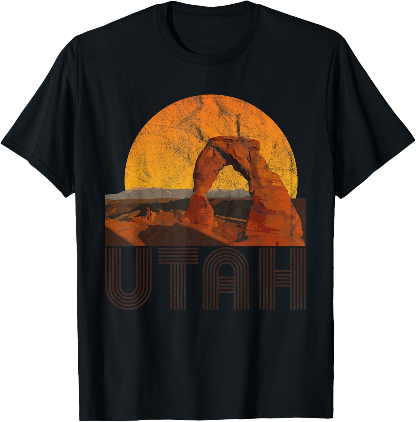 Vintage Utah T-Shirt - T-Shirt | Black