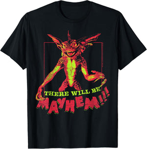 Gremlins There Will Be Mayhem T-Shirt - T-Shirt | Black