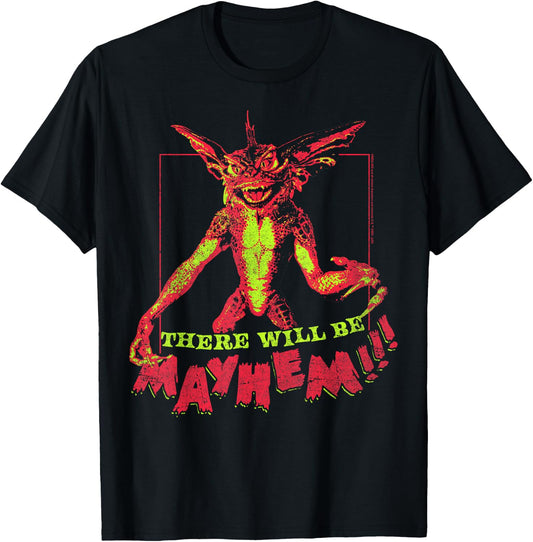 Gremlins There Will Be Mayhem T-Shirt - T-Shirt | Black