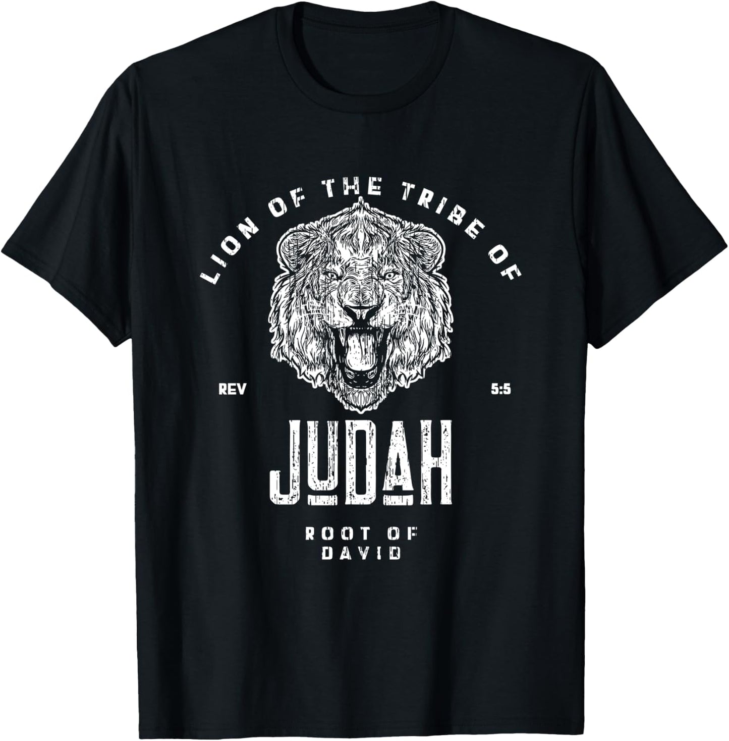 Lion of the Tribe of Judah - 3 T-Shirt - T-Shirt | Black