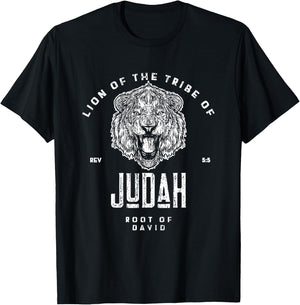 Lion of the Tribe of Judah - 3 T-Shirt - T-Shirt | Black