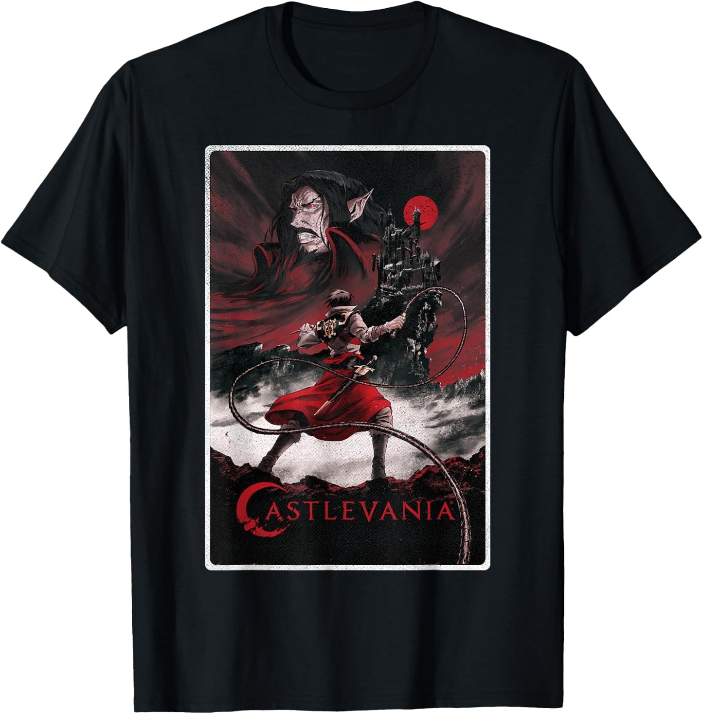 Netflix Castlevania Poster T-Shirt - T-Shirt | Black