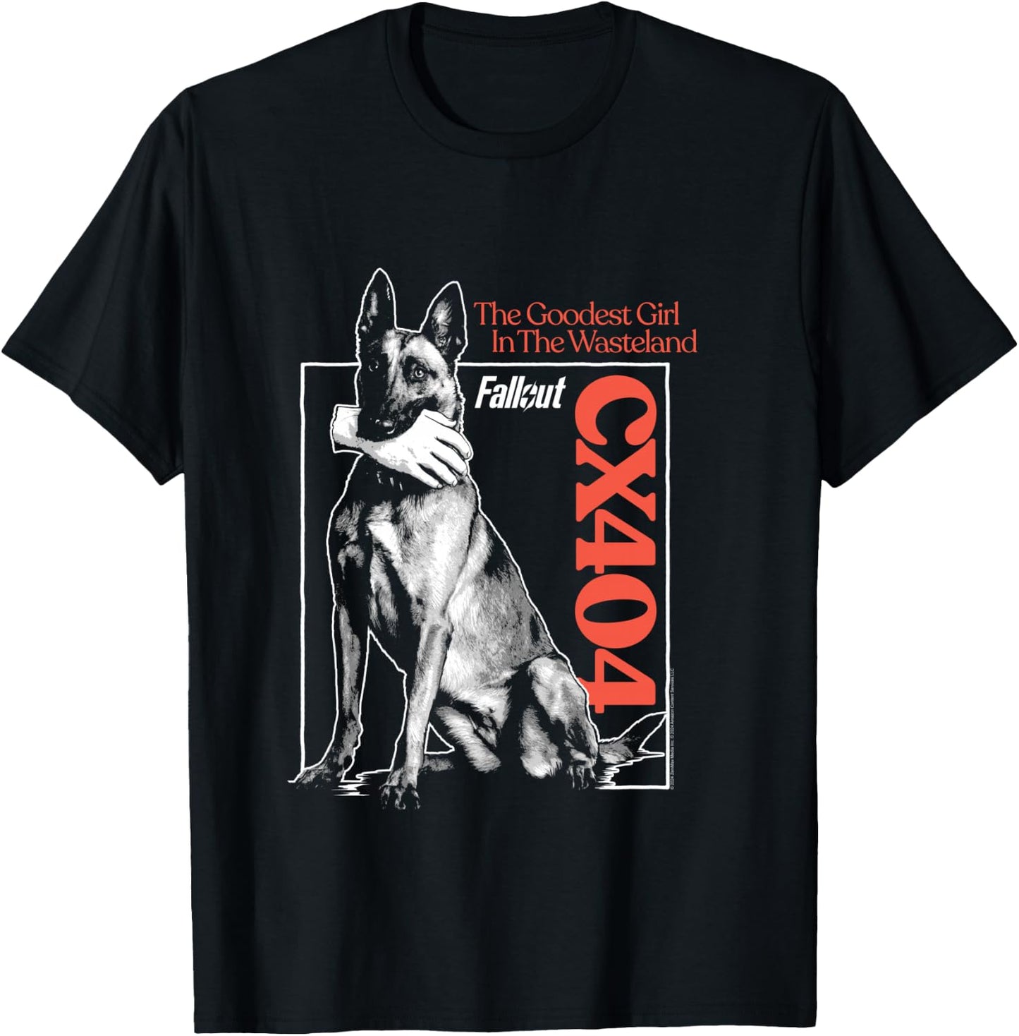 Fallout TV Series CX404 The Goodest Girl Puppy Dog Character T-Shirt - T-Shirt | Black