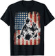 Welder American Flag USA Patriotic Welder Gift T-Shirt - T-Shirt | Black