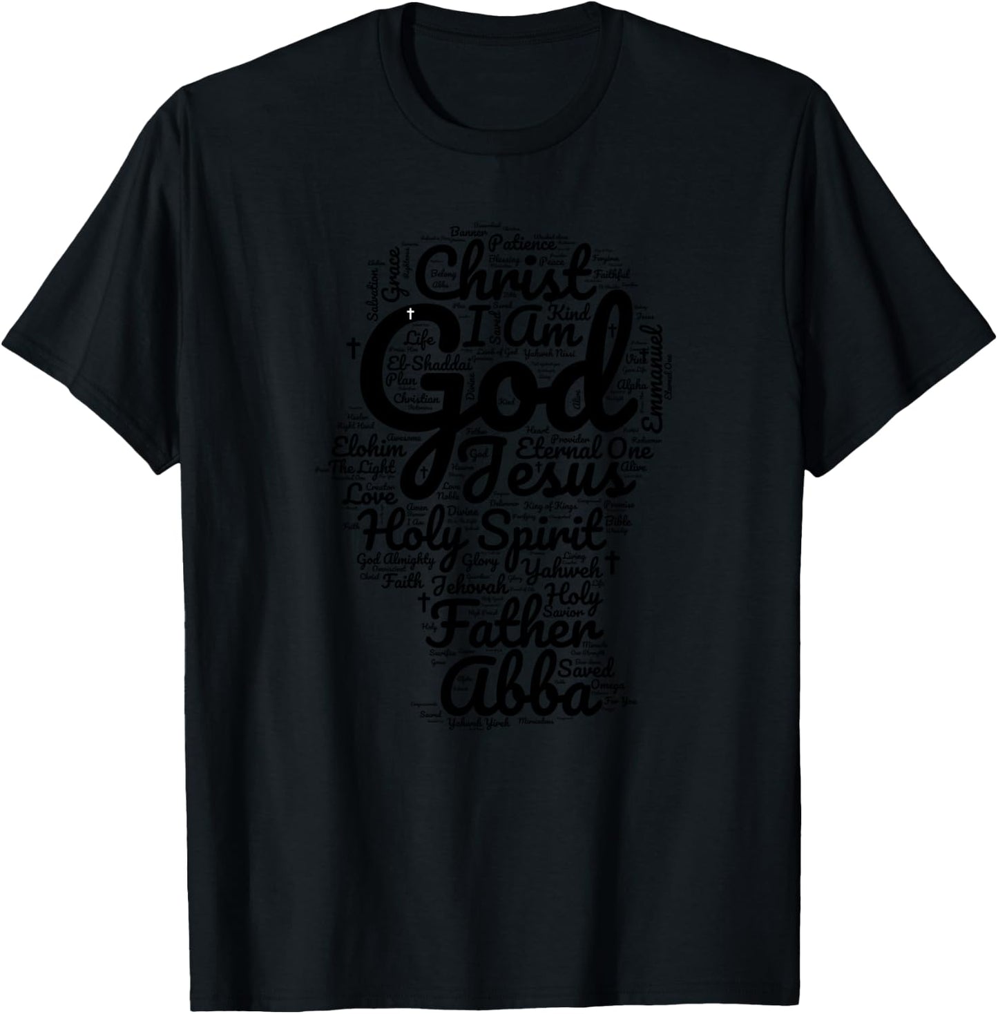 Names of God T-Shirt - T-Shirt | Black