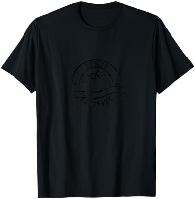 Dublin Ireland Travel Vintage Passport Stamp T-Shirt - T-Shirt | Black