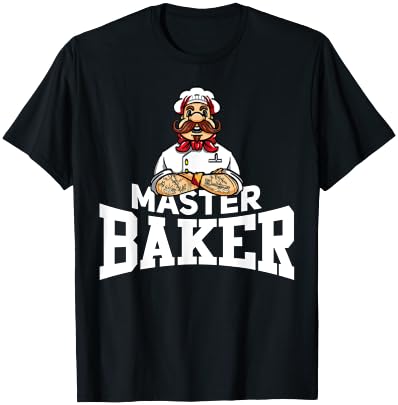 Master Baker Gift Bakery Bread T-Shirt - T-Shirt | Black